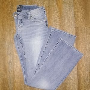 Silver jeans